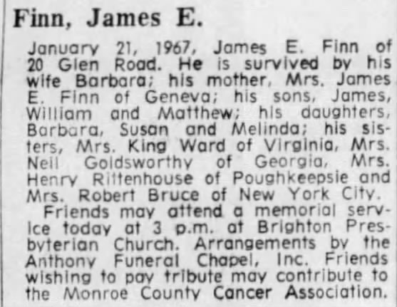 Obituary: James E. Finn