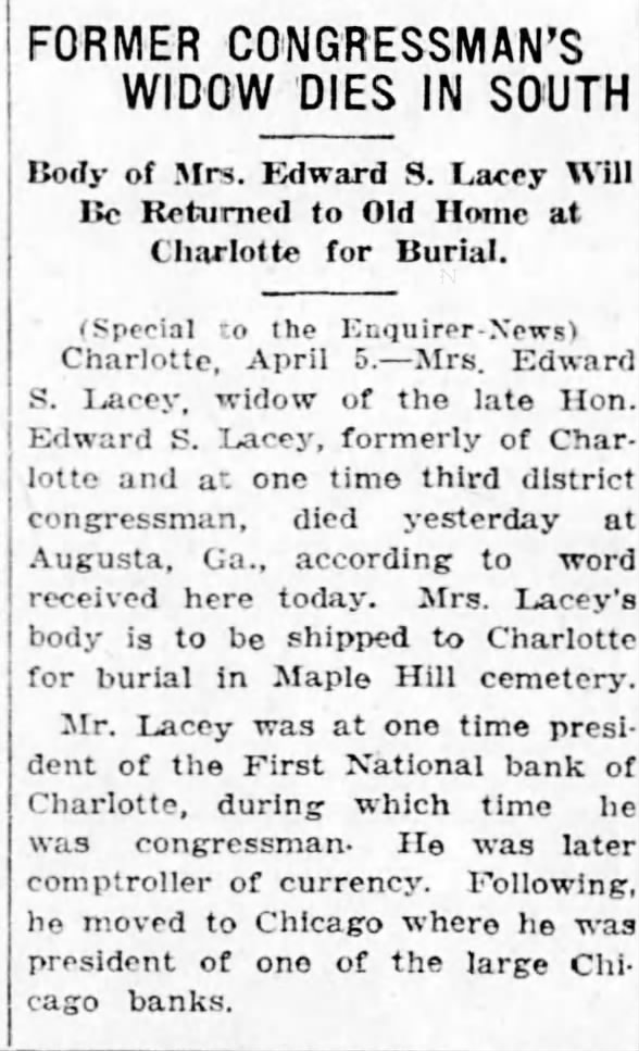 Obituary: Edward S. Lacey
