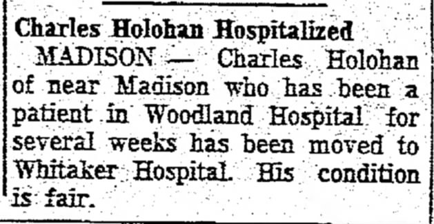 Charles Holohan moved to Whitaker Hospital