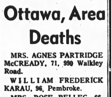 Death: William Frederick Karau, 96, Pembroke