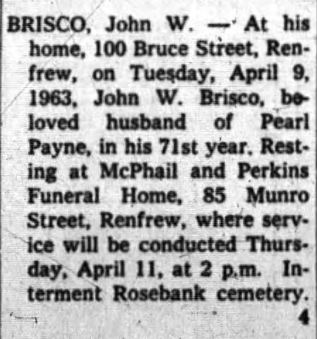 Obituary: John W. Brisco