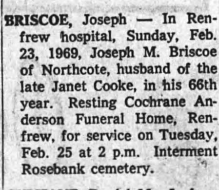 Obituary: Joseph Briscoe