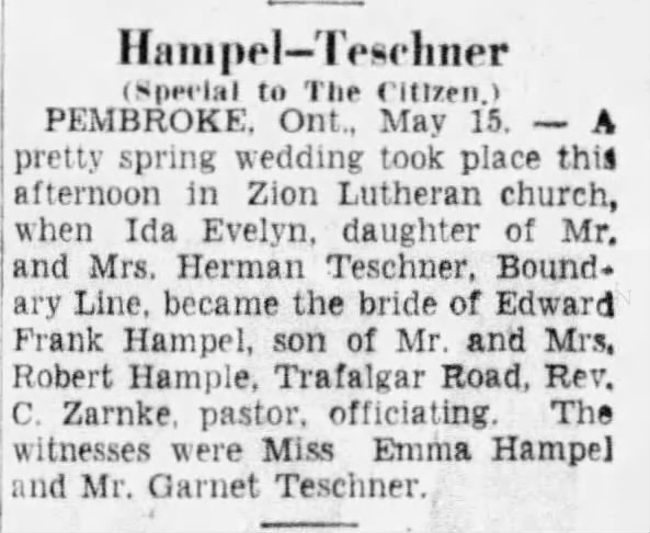 Wedding: Hampel--Tschner