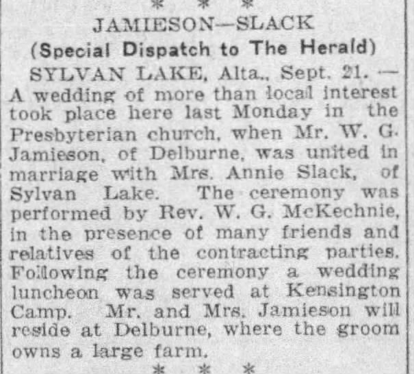 Wedding: Jamieson-Slack