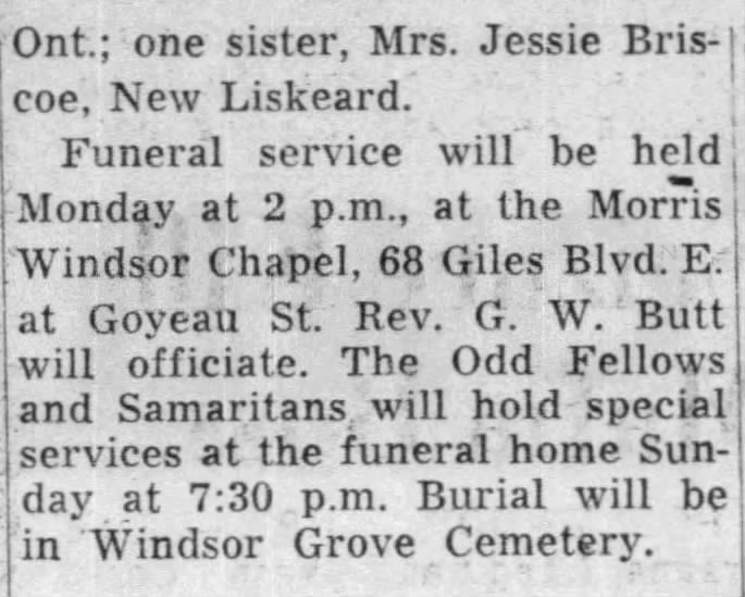 Obituary: Charles C. Briscoe, part 2