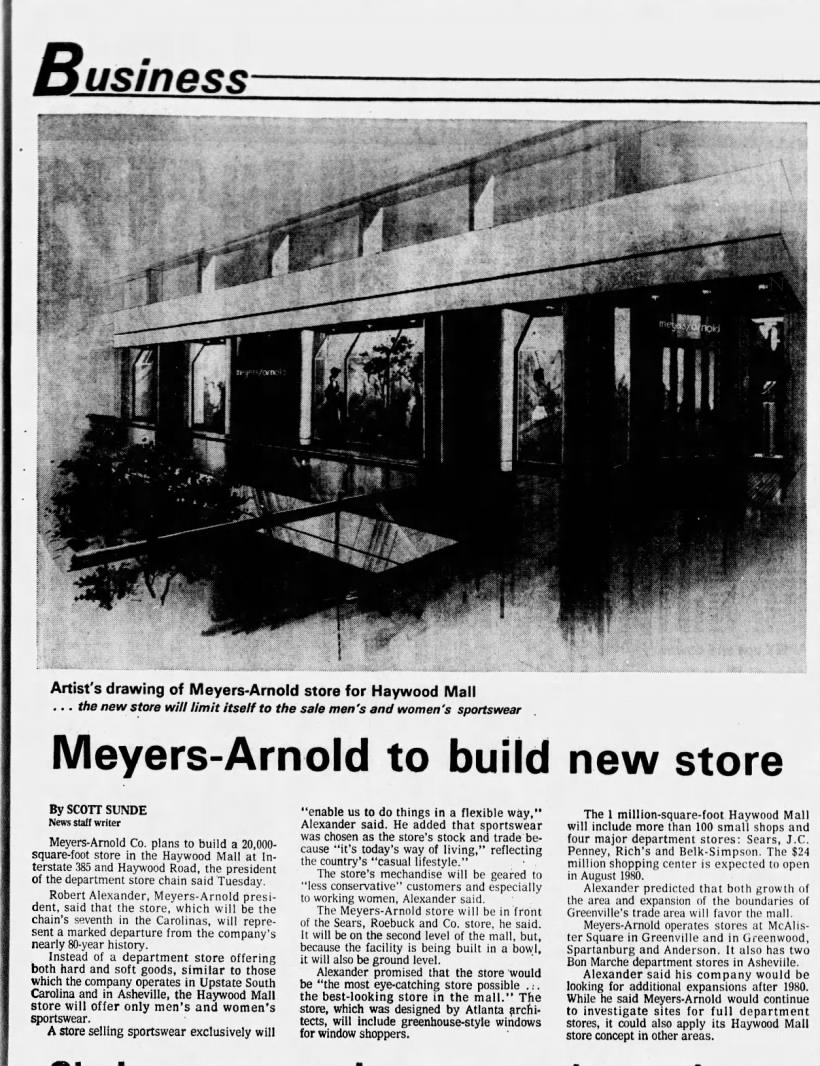 Meyers-Arnold to build at Haywood