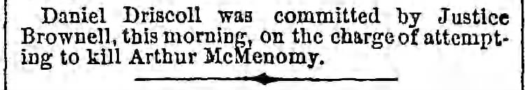 McMenomy in NY - 1860