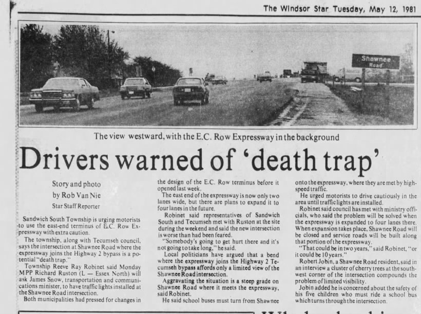 Drivers Warned of 'Death Trap'