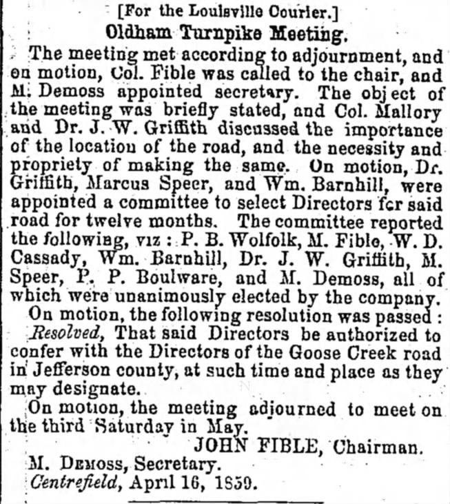 The Louisville Daily Courier 21 April 1859
