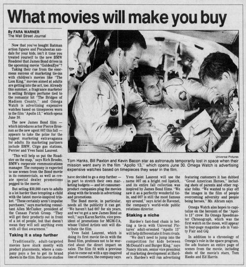 What movies will make you buy