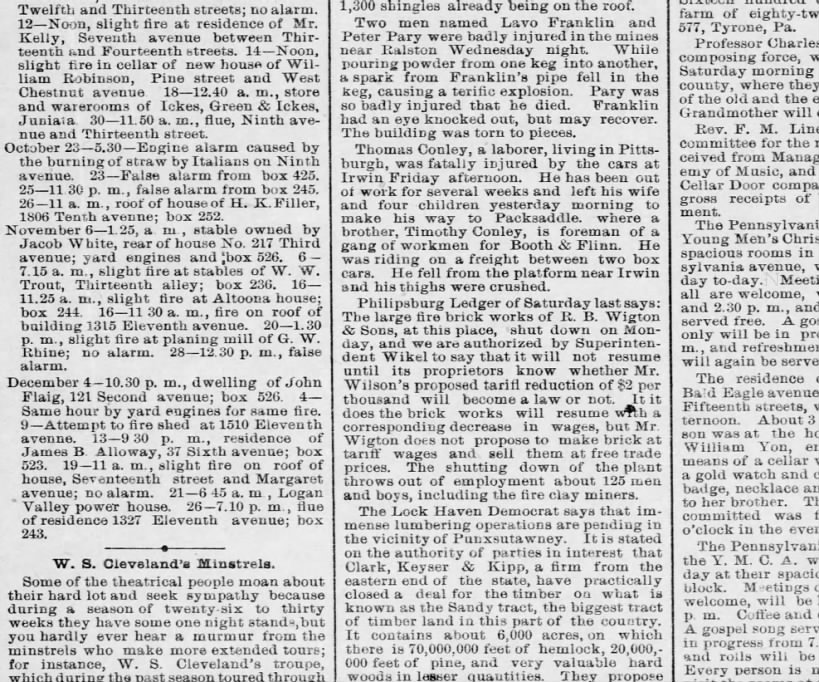 Altoona Tribune, 1 Jan 1894, page 4, column 3