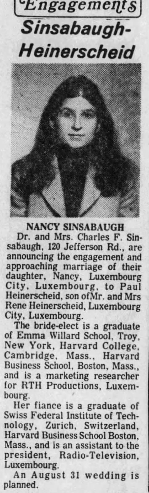 Marriage of SINSABAUGH / Heinerscheid