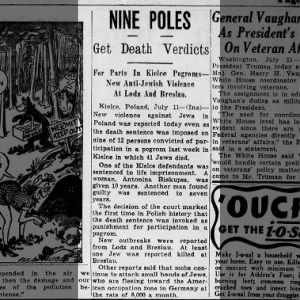 Nine Poles Get Death Verdicts