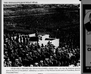 Hitler and a Veritable Sea of His Followers