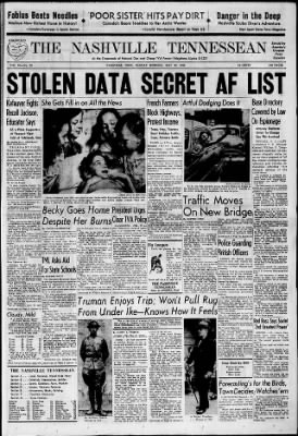 The Tennessean from Nashville, Tennessee on May 20, 1956 · Page 1