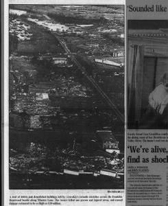 Tornado Franklin, Cool Springs/Brentwood Christmas Eve 1988 - "Killer Tornado Rips Area" Part 1