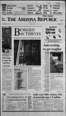 Arizona Republic from Phoenix, Arizona on December 11, 1994 · Page 1