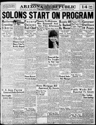 Arizona Republic from Phoenix, Arizona on June 6, 1933 · Page 1