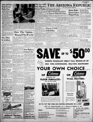 Arizona Republic from Phoenix, Arizona on November 10, 1951 · Page 27