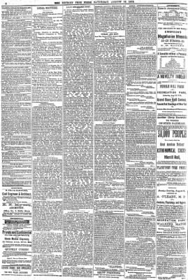 Detroit Free Press from Detroit, Michigan on August 16, 1879 · Page 6