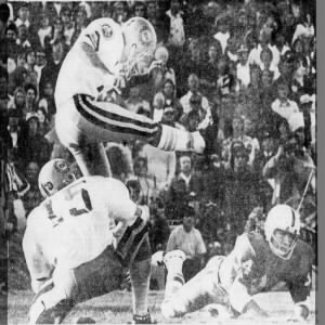 1975 Fiesta Bowl photo, winning kick