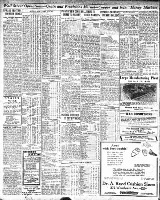 Detroit Free Press From Detroit Michigan On October 17 1917
