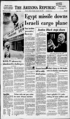 Arizona Republic from Phoenix, Arizona on September 18, 1971 · Page 1