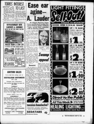The Sydney Morning Herald from Sydney, New South Wales, New South Wales, Australia on August 11, 1968 · Page 32