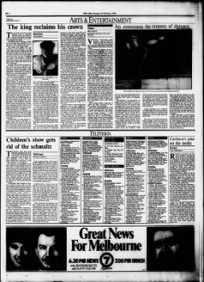 The Age from Melbourne, Victoria, Victoria, Australia on February 29, 1988 · Page 14
