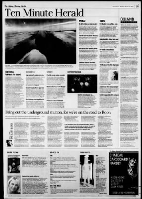 The Sydney Morning Herald from Sydney, New South Wales, New South Wales, Australia on March 26, 2001 · Page 20
