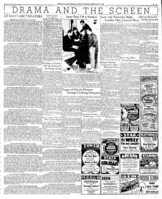 The Salt Lake Tribune from Salt Lake City, Utah on February 25, 1934 · Page 57