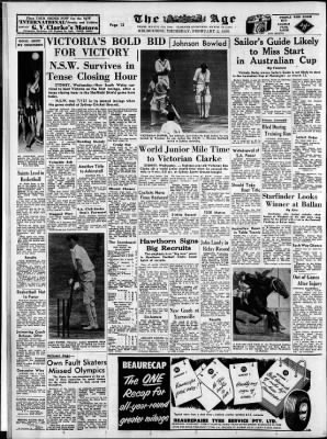 The Age From Melbourne Victoria Australia On February 2 1956