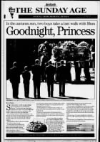 Australian front-page newspaper coverage of Princess Diana's funeral