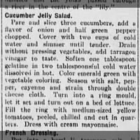 Cucumber Jelly Salad