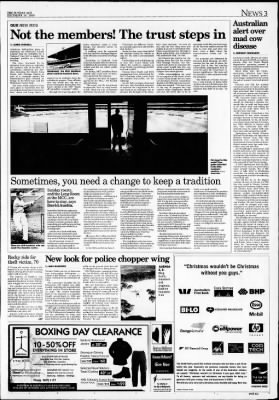 The Age from Melbourne, Victoria, Victoria, Australia on December 24, 2000 · Page 3