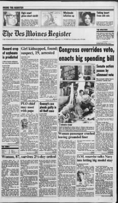 The Des Moines Register from Des Moines, Iowa on September 11, 1982 · Page 1