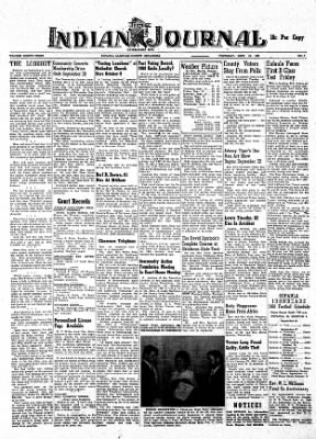 The Indian Journal from Eufaula, Oklahoma on September 19, 1968 · Page 1