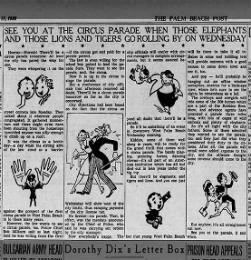 City okays circus parade, 1938