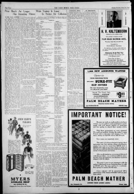 The Palm Beach Post from West Palm Beach, Florida on March 31, 1940 · Page 2