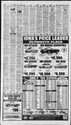 The Des Moines Register from Des Moines, Iowa on May 15, 1996 