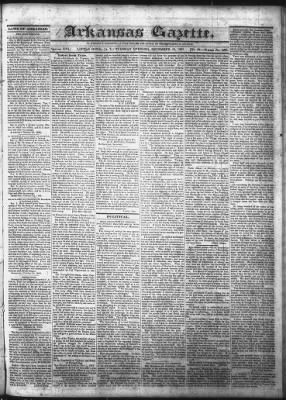 The Arkansas Gazette from Arkansas Post, Arkansas • Page 1