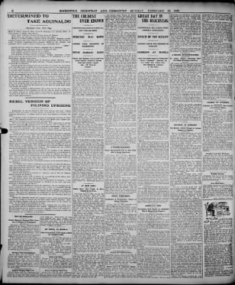 Democrat and Chronicle from Rochester, New York on February 12, 1899 · Page 2