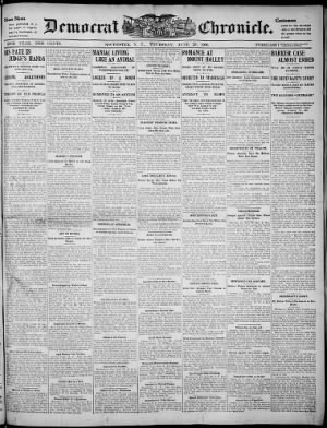 Democrat and Chronicle from Rochester, New York • Page 1