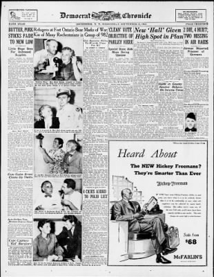 Democrat and Chronicle from Rochester, New York on September 13, 1944 · Page 13