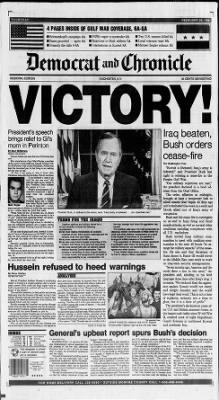 Image result for president george hw bush announces the persian gulf war ends