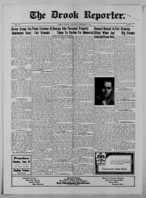 The Brook Reporter from Brook, Indiana on September 6, 1945 · Page 1