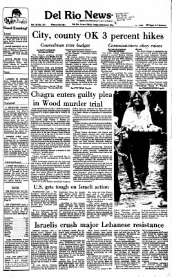 Del Rio News Herald from Del Rio, Texas on September 17, 1982 · Page 1