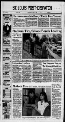 St. Louis Post-Dispatch from St. Louis, Missouri on April 4, 1990 · Page 1