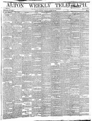 Alton Telegraph from Alton, Illinois • Page 1