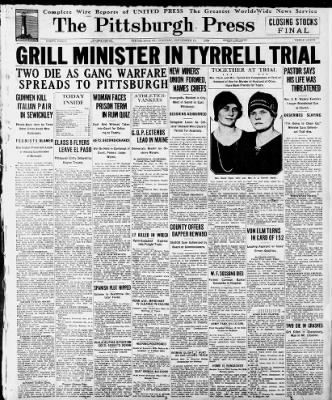 The Pittsburgh Press from Pittsburgh, Pennsylvania on September 11, 1928 · Page 1